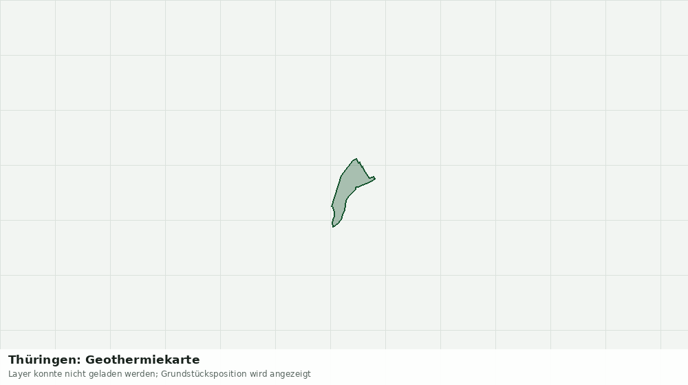 Statische Kartenansicht: Thüringen: Geothermiekarte