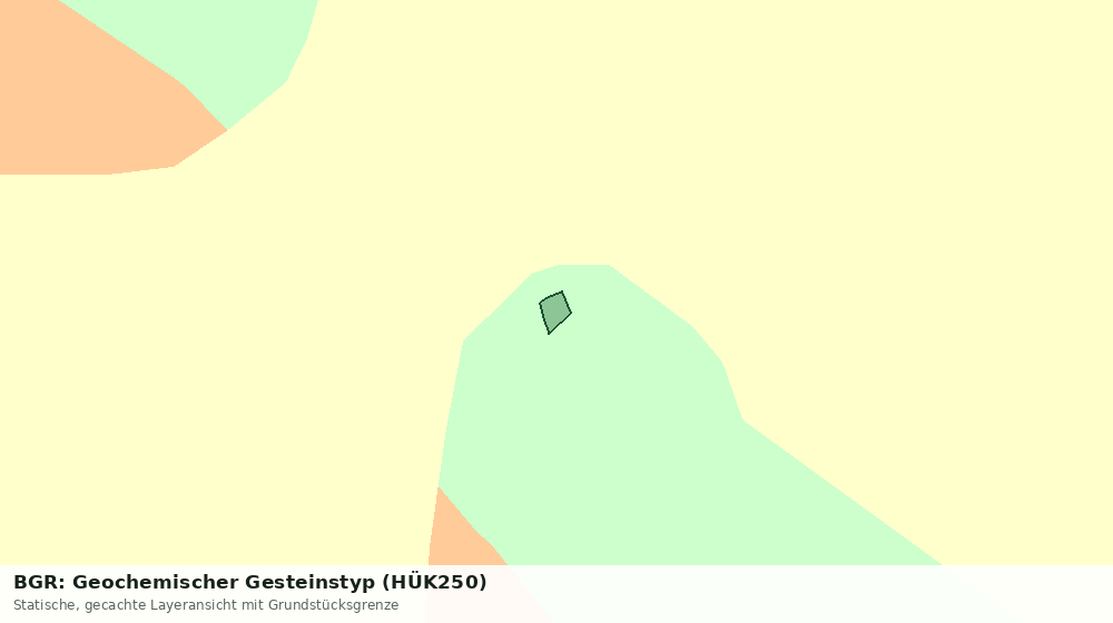 Statische Kartenansicht: BGR: Geochemischer Gesteinstyp (HÜK250)