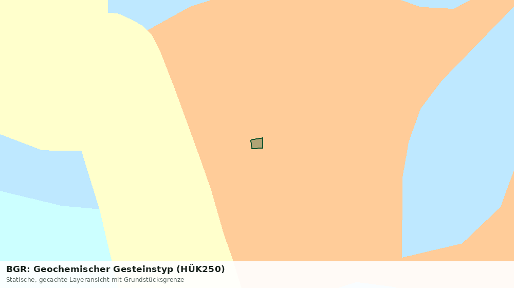 Statische Kartenansicht: BGR: Geochemischer Gesteinstyp (HÜK250)