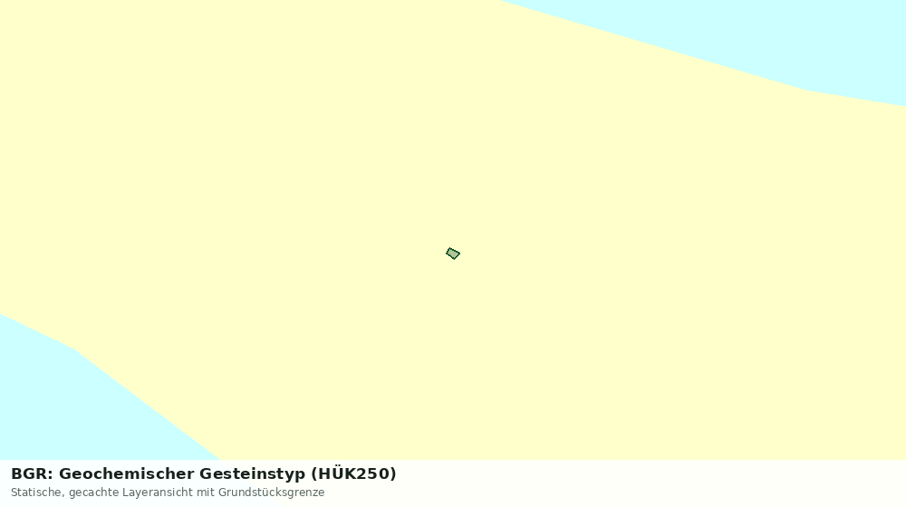 Statische Kartenansicht: BGR: Geochemischer Gesteinstyp (HÜK250)