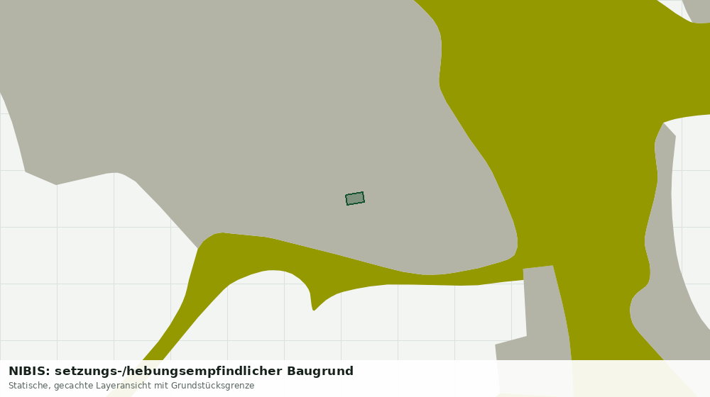 Statische Kartenansicht: NIBIS: setzungs-/hebungsempfindlicher Baugrund