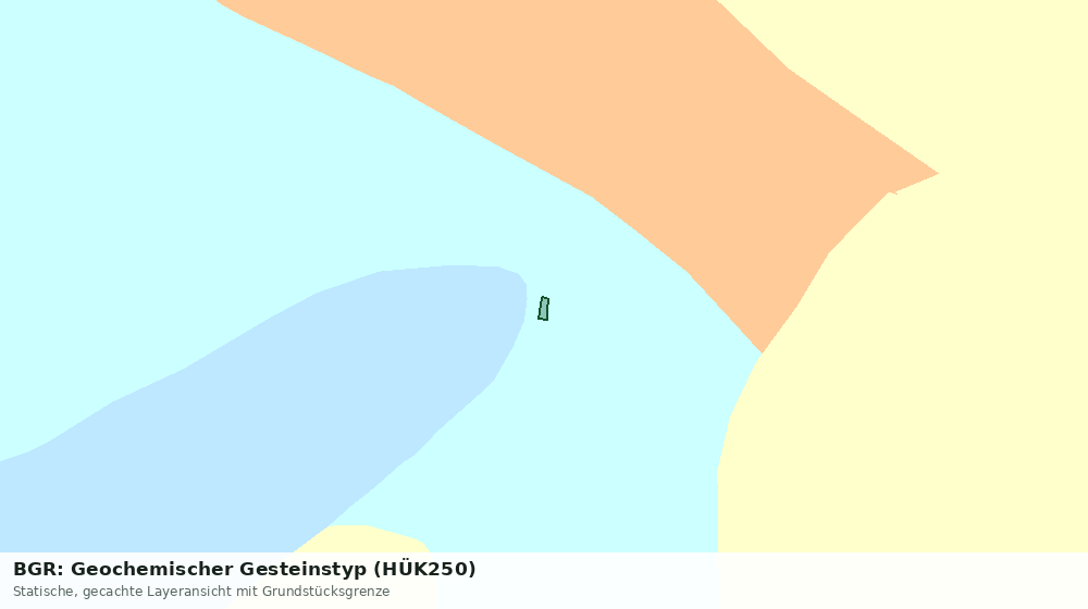 Statische Kartenansicht: BGR: Geochemischer Gesteinstyp (HÜK250)