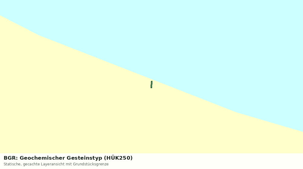 Statische Kartenansicht: BGR: Geochemischer Gesteinstyp (HÜK250)