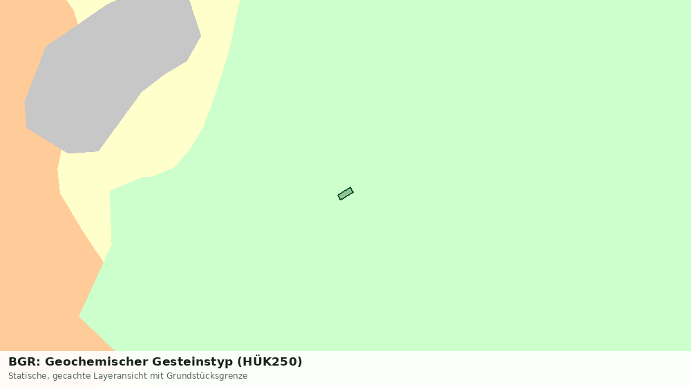Statische Kartenansicht: BGR: Geochemischer Gesteinstyp (HÜK250)
