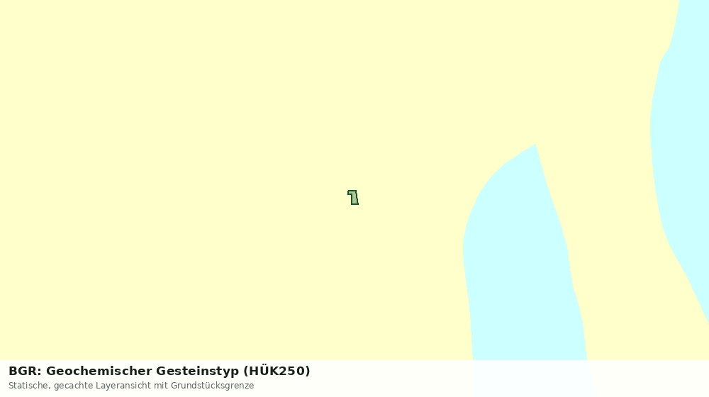 Statische Kartenansicht: BGR: Geochemischer Gesteinstyp (HÜK250)