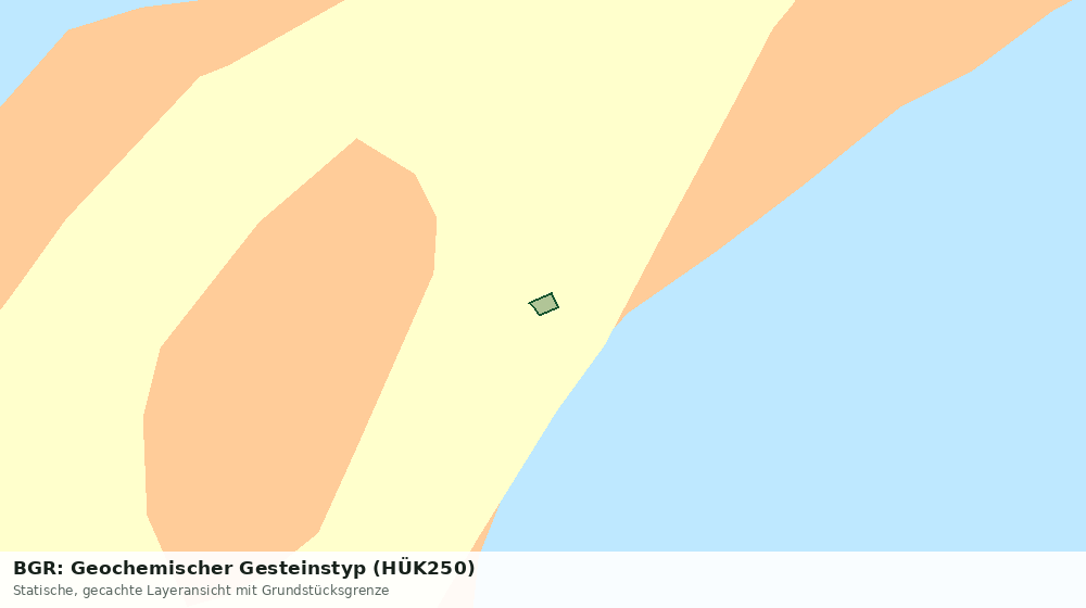 Statische Kartenansicht: BGR: Geochemischer Gesteinstyp (HÜK250)