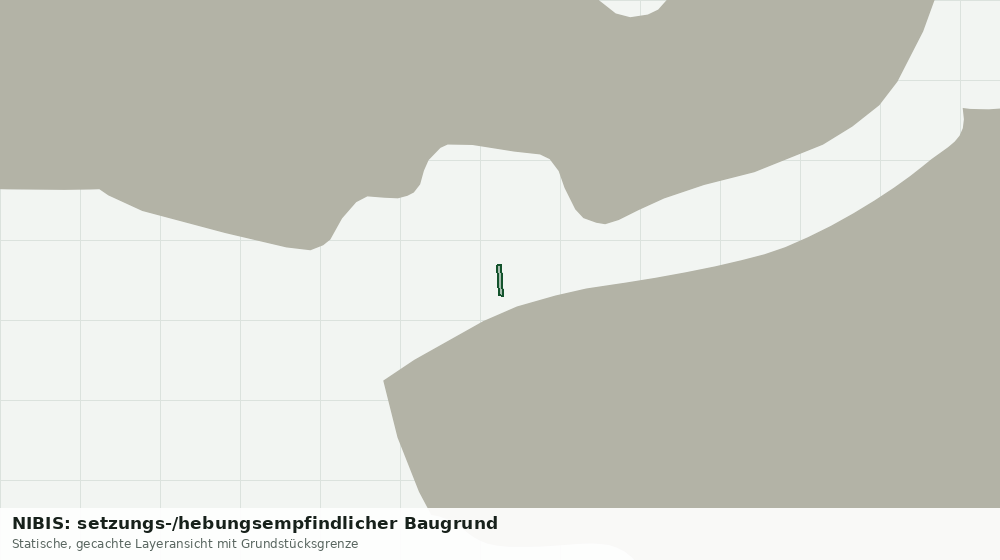Statische Kartenansicht: NIBIS: setzungs-/hebungsempfindlicher Baugrund