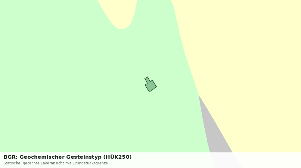 Statische Kartenansicht: BGR: Geochemischer Gesteinstyp (HÜK250)