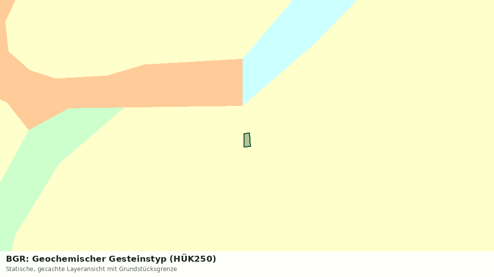 Statische Kartenansicht: BGR: Geochemischer Gesteinstyp (HÜK250)