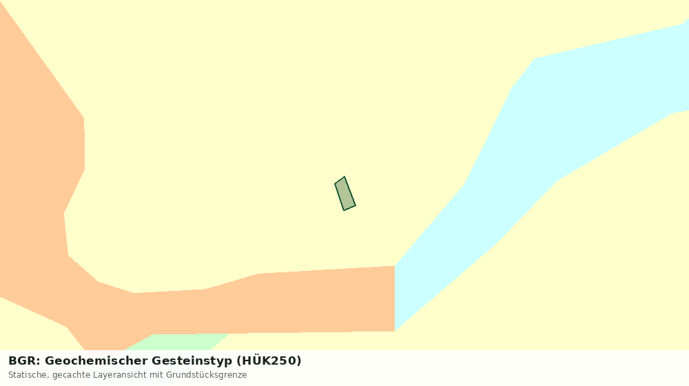 Statische Kartenansicht: BGR: Geochemischer Gesteinstyp (HÜK250)