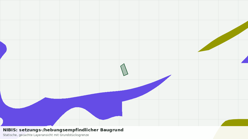 Statische Kartenansicht: NIBIS: setzungs-/hebungsempfindlicher Baugrund