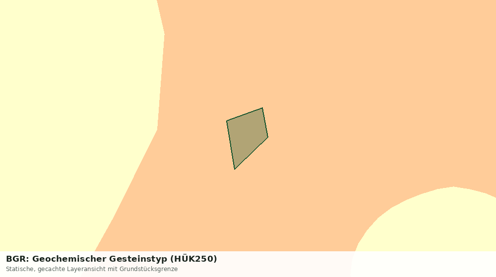 Statische Kartenansicht: BGR: Geochemischer Gesteinstyp (HÜK250)