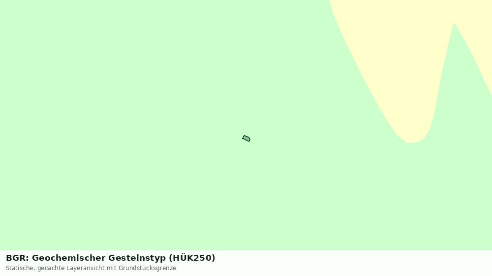 Statische Kartenansicht: BGR: Geochemischer Gesteinstyp (HÜK250)