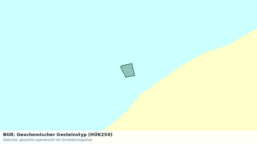 Statische Kartenansicht: BGR: Geochemischer Gesteinstyp (HÜK250)