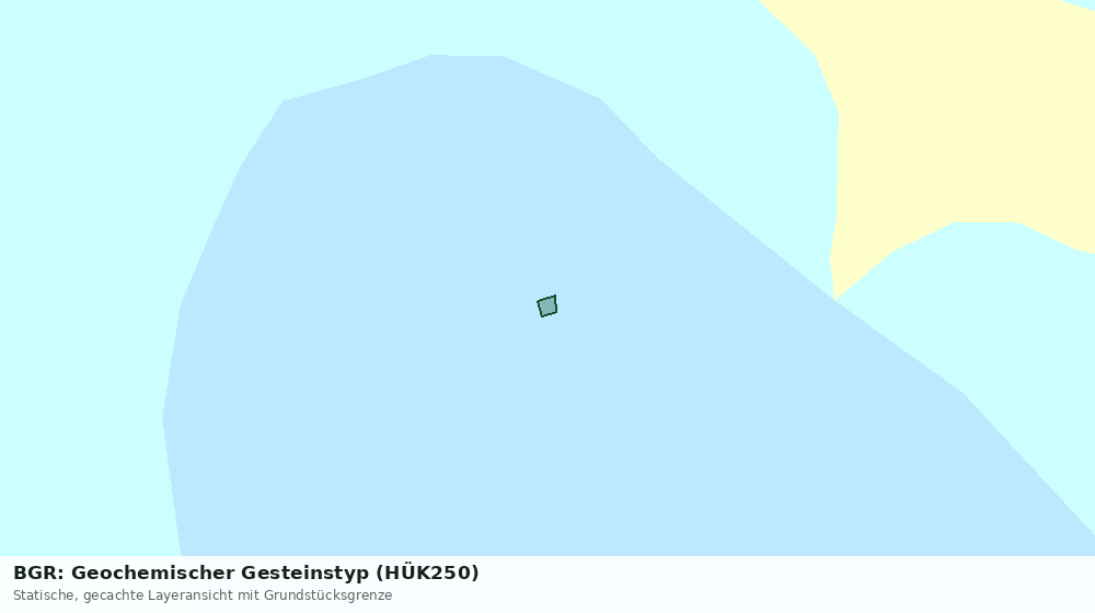 Statische Kartenansicht: BGR: Geochemischer Gesteinstyp (HÜK250)