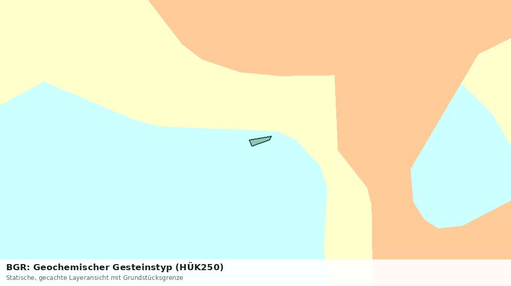 Statische Kartenansicht: BGR: Geochemischer Gesteinstyp (HÜK250)