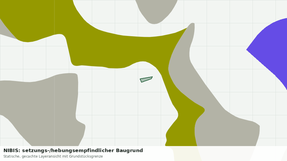 Statische Kartenansicht: NIBIS: setzungs-/hebungsempfindlicher Baugrund