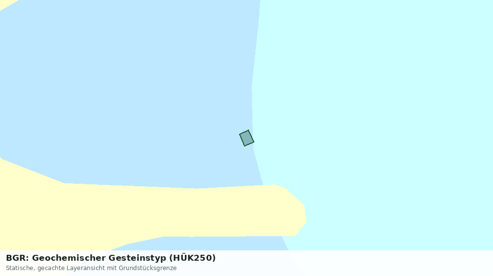 Statische Kartenansicht: BGR: Geochemischer Gesteinstyp (HÜK250)