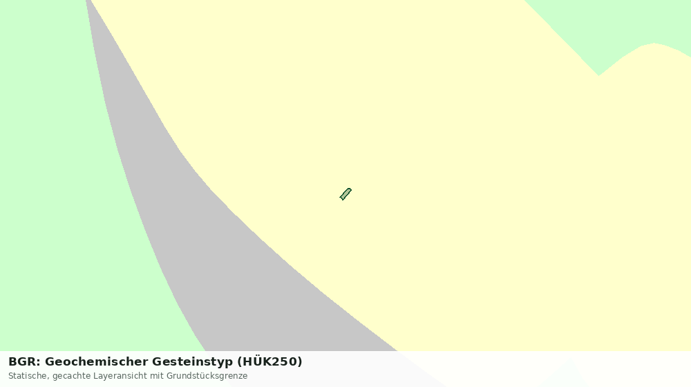 Statische Kartenansicht: BGR: Geochemischer Gesteinstyp (HÜK250)