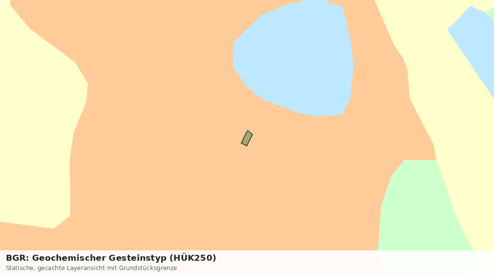 Statische Kartenansicht: BGR: Geochemischer Gesteinstyp (HÜK250)