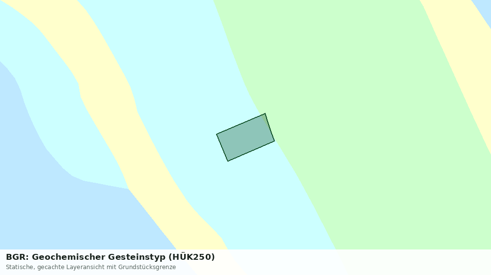 Statische Kartenansicht: BGR: Geochemischer Gesteinstyp (HÜK250)