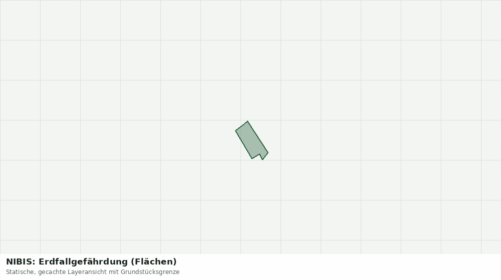 Statische Kartenansicht: NIBIS: Erdfallgefährdung (Flächen)