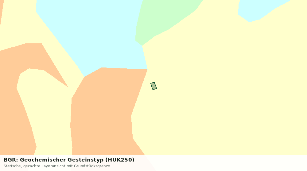 Statische Kartenansicht: BGR: Geochemischer Gesteinstyp (HÜK250)
