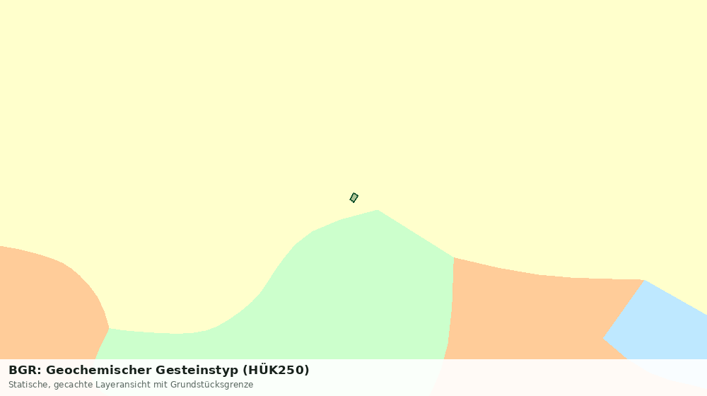 Statische Kartenansicht: BGR: Geochemischer Gesteinstyp (HÜK250)