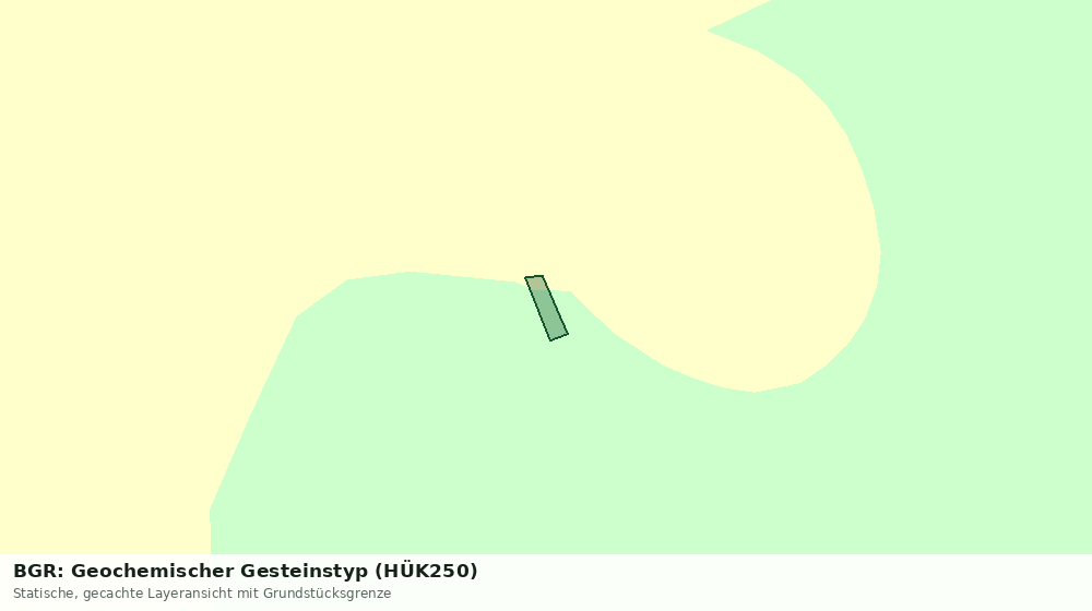 Statische Kartenansicht: BGR: Geochemischer Gesteinstyp (HÜK250)