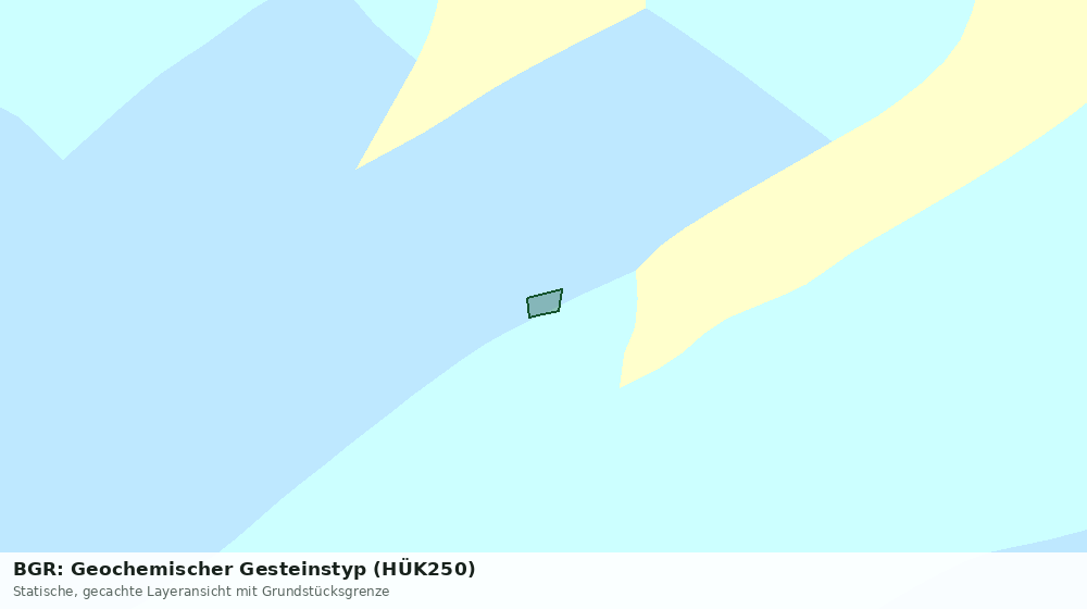 Statische Kartenansicht: BGR: Geochemischer Gesteinstyp (HÜK250)