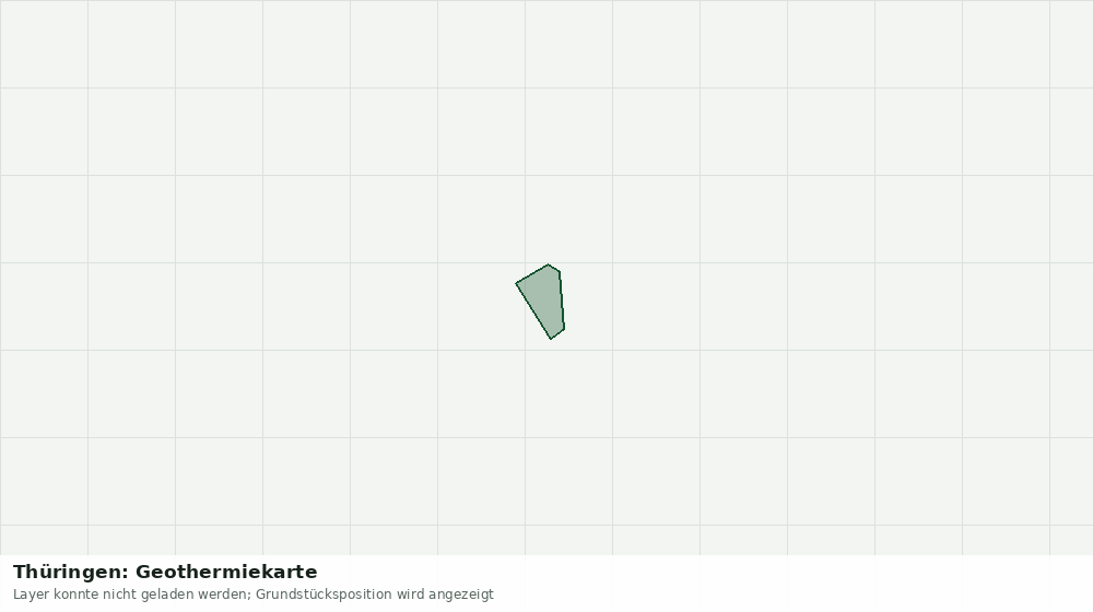 Statische Kartenansicht: Thüringen: Geothermiekarte