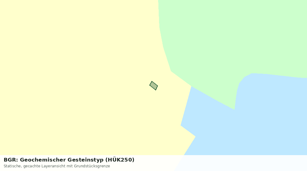 Statische Kartenansicht: BGR: Geochemischer Gesteinstyp (HÜK250)