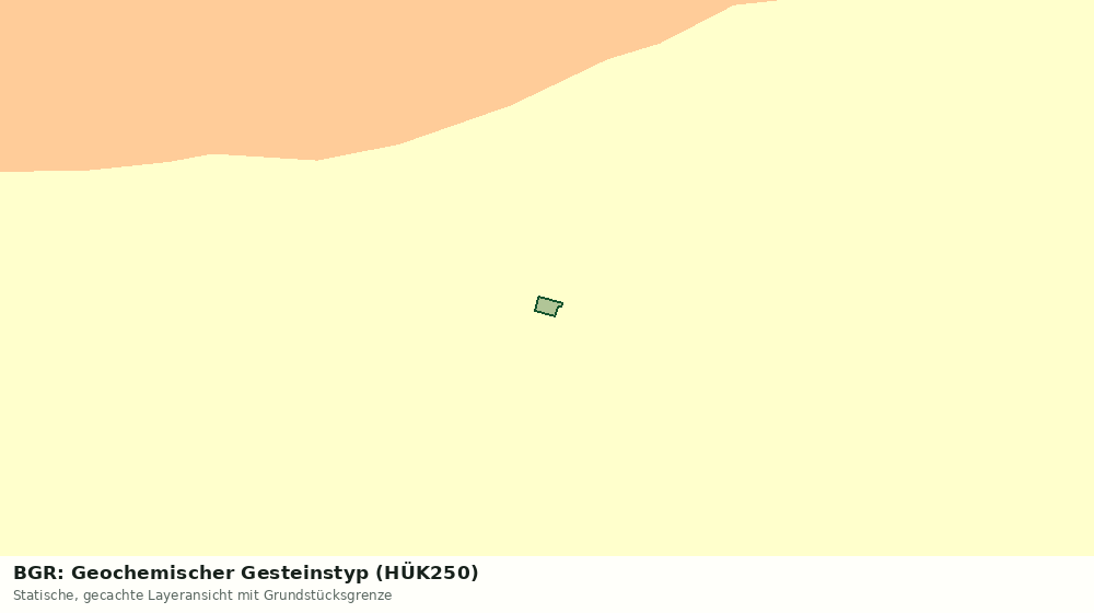 Statische Kartenansicht: BGR: Geochemischer Gesteinstyp (HÜK250)