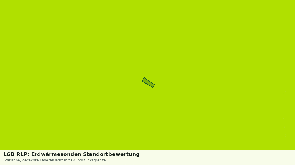 Statische Kartenansicht: LGB RLP: Erdwärmesonden Standortbewertung
