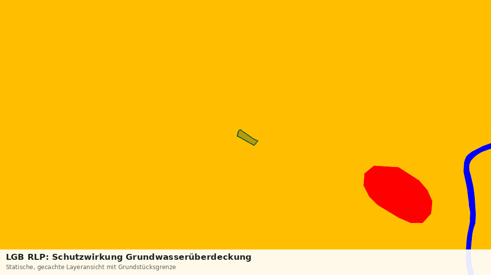 Statische Kartenansicht: LGB RLP: Schutzwirkung Grundwasserüberdeckung