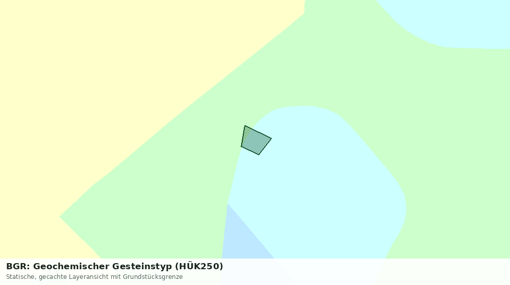Statische Kartenansicht: BGR: Geochemischer Gesteinstyp (HÜK250)