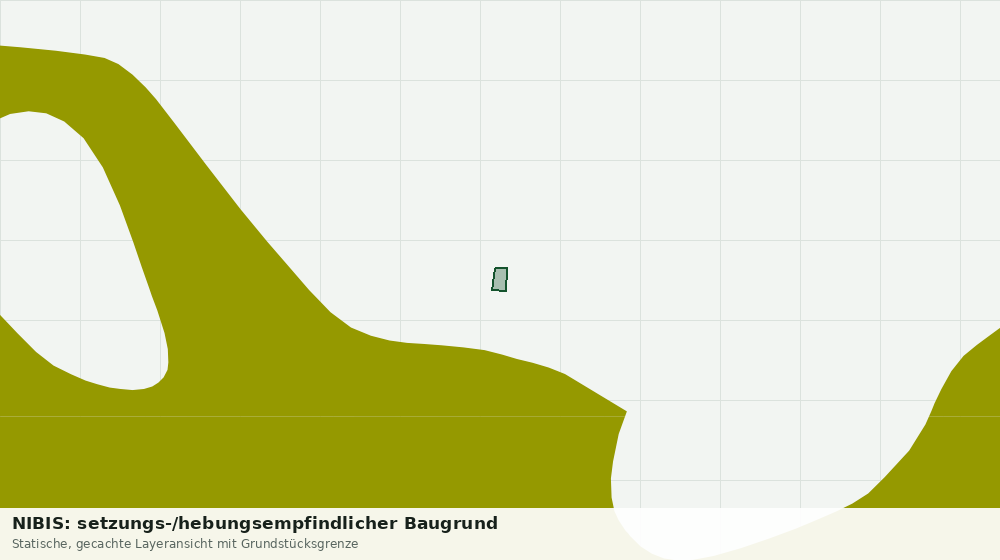 Statische Kartenansicht: NIBIS: setzungs-/hebungsempfindlicher Baugrund