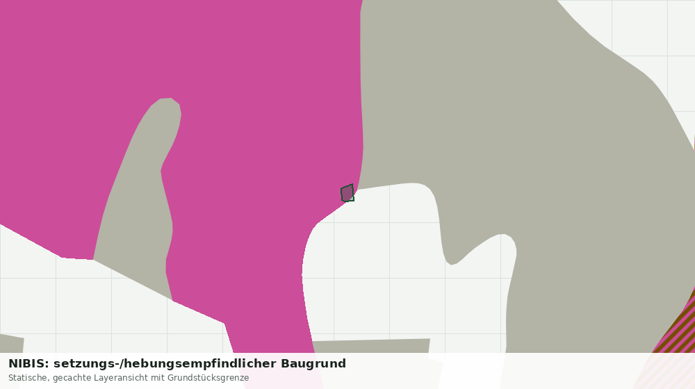 Statische Kartenansicht: NIBIS: setzungs-/hebungsempfindlicher Baugrund