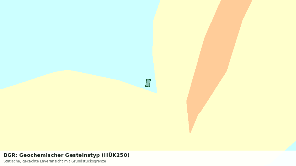 Statische Kartenansicht: BGR: Geochemischer Gesteinstyp (HÜK250)