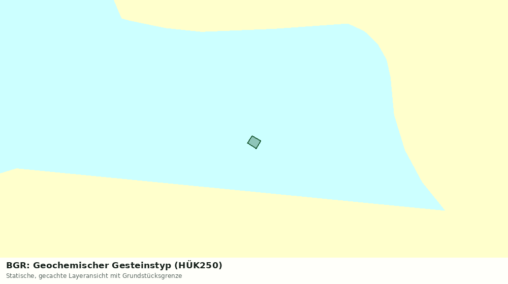 Statische Kartenansicht: BGR: Geochemischer Gesteinstyp (HÜK250)