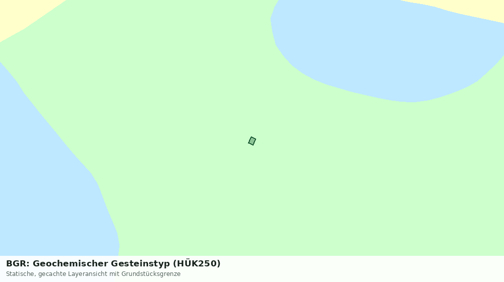 Statische Kartenansicht: BGR: Geochemischer Gesteinstyp (HÜK250)
