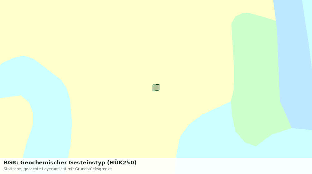 Statische Kartenansicht: BGR: Geochemischer Gesteinstyp (HÜK250)