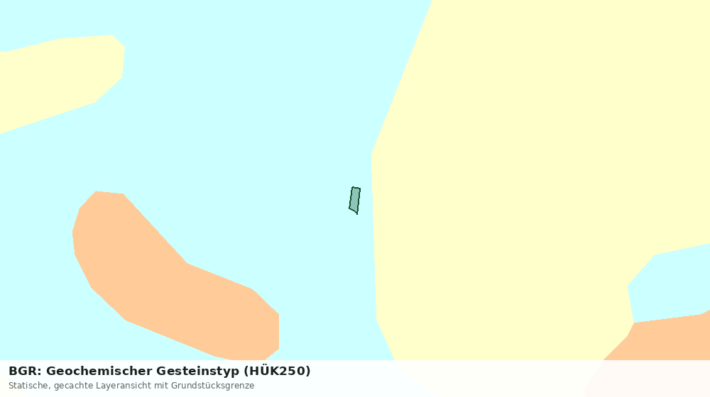 Statische Kartenansicht: BGR: Geochemischer Gesteinstyp (HÜK250)