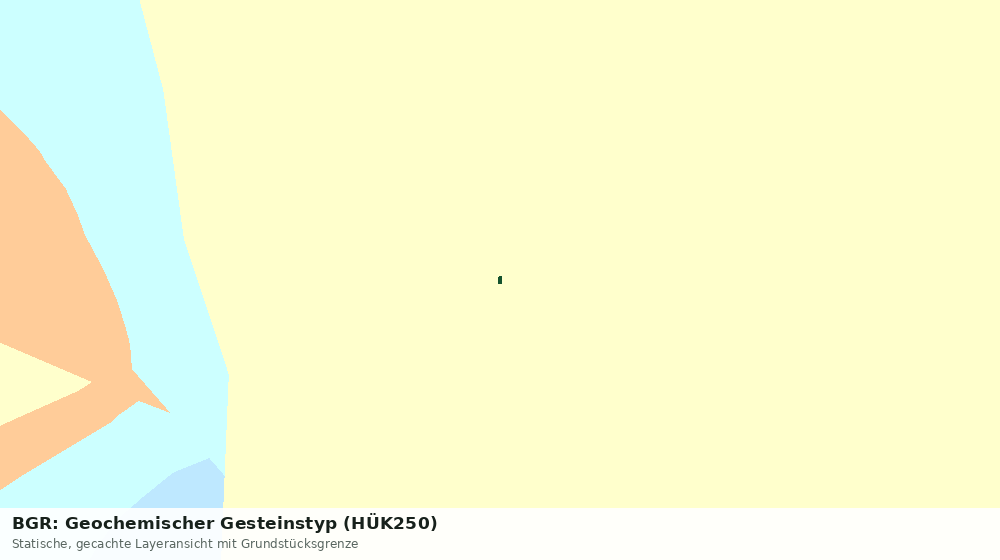 Statische Kartenansicht: BGR: Geochemischer Gesteinstyp (HÜK250)