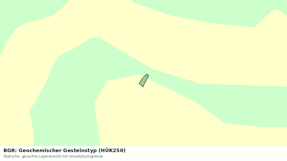 Statische Kartenansicht: BGR: Geochemischer Gesteinstyp (HÜK250)