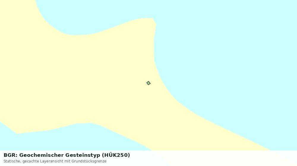 Statische Kartenansicht: BGR: Geochemischer Gesteinstyp (HÜK250)