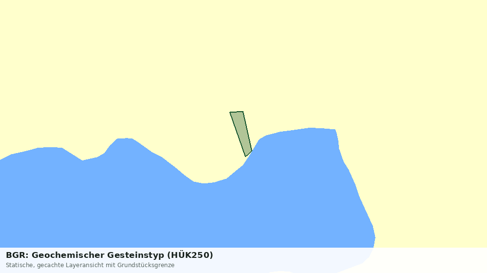 Statische Kartenansicht: BGR: Geochemischer Gesteinstyp (HÜK250)