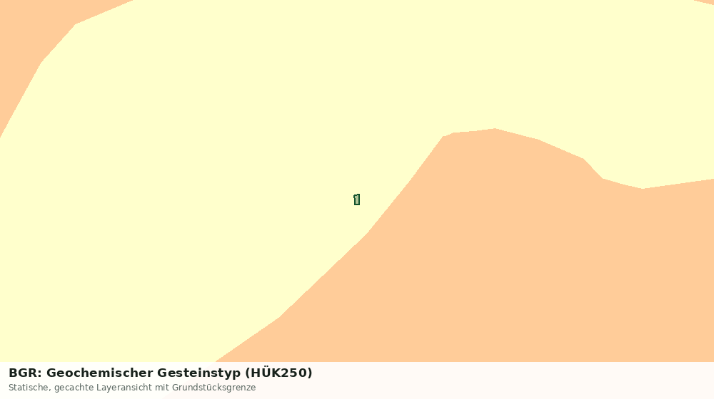 Statische Kartenansicht: BGR: Geochemischer Gesteinstyp (HÜK250)