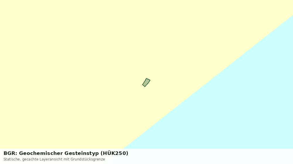 Statische Kartenansicht: BGR: Geochemischer Gesteinstyp (HÜK250)