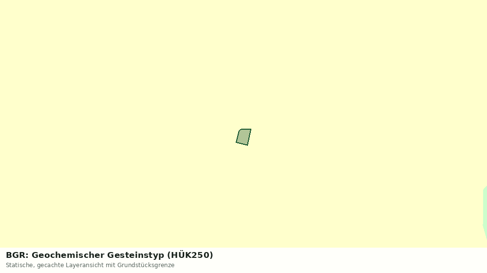 Statische Kartenansicht: BGR: Geochemischer Gesteinstyp (HÜK250)